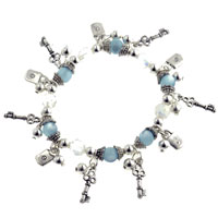 Bracelets - lock &amp; key charm betty bracelet Image.
