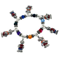 Bracelets - cut boy and girl charm bracelet Image.