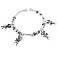 Bracelets - cupid charm bangle bracelet Image.