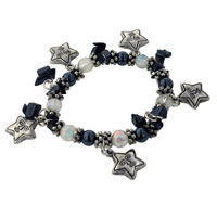 Bracelets - star face charm bracelet Image.