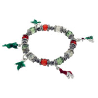 Kids Jewelry - various ornaments charm bracelet Image.