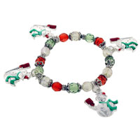 Kids Jewelry - snowman charm bracelet Image.
