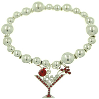 Kids Jewelry - martini charm bracelet Image.