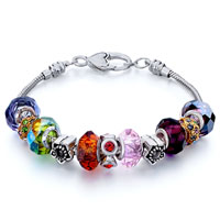 Bracelets - metal and murano glass mixed fit all brands beads charms bracelets Image.