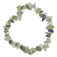 Bracelets - multi stone chip bracelet Image.
