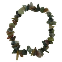 Bracelets - indian agate stone chip bracelet Image.