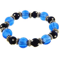 Bracelets - cat eye blue necklace Image.