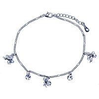 Bracelets - dangle crystal angel bracelet charm Image.