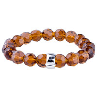 Bracelets - one fastener amber quartz bracelet Image.