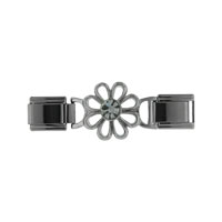 Italian Charms - small daisy deluxe link italian charm Image.