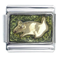 Italian Charms - mouse italian charm Image.