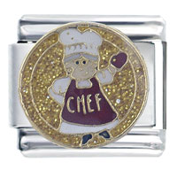 Italian Charms - chef cooks from the heart italian charm Image.