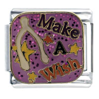 Italian Charms - make a wish italian charm Image.