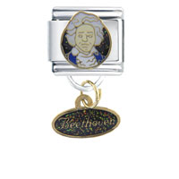 Italian Charms - composer beethoven italian charm Image.