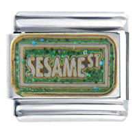 Italian Charms - sesame street italian charm Image.