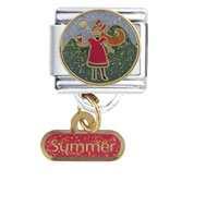 Italian Charms - seasons summer italian charm Image.
