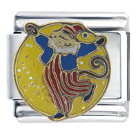 Italian Charms - circus monkey italian charm Image.