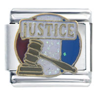 Italian Charms - justice italian charm Image.