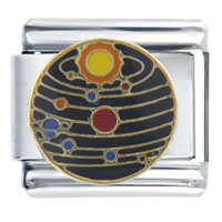Italian Charms - solar system italian charm Image.