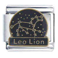 Italian Charms - constellation leo italian charm Image.