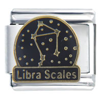 Italian Charms - constellation libra italian charm Image.