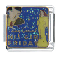 Italian Charms - his girl friday italian charm Image.