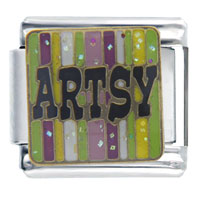 Italian Charms - artsy italian charm Image.
