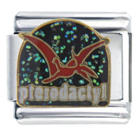 Italian Charms - pterodactyl italian charm Image.
