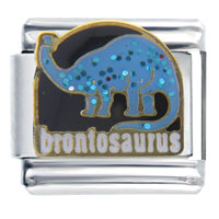 Italian Charms - brontosaurus italian charm Image.