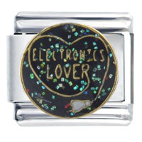 Italian Charms - electronics lover italian charm Image.