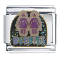 Italian Charms - buddies italian charm Image.