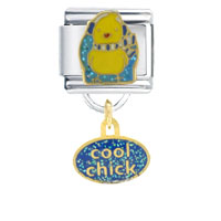 Italian Charms - cool chick italian charm Image.