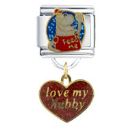 Italian Charms - love my hubby italian charm Image.