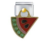 Italian Charms - dangle watermelon italian charm Image.