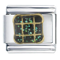 Italian Charms - invocation cross italian charm Image.