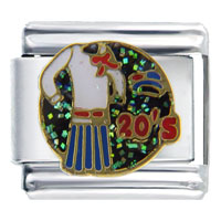 Italian Charms - roaring 20s fashion italian charm Image.