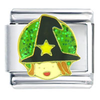 Italian Charms - star witch italian charm Image.
