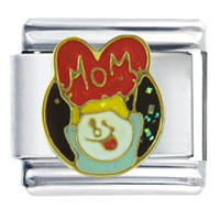 Italian Charms - mom valentine italian charm Image.