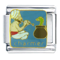 Italian Charms - snake charmer italian Image.