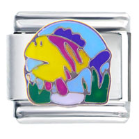 Italian Charms - flounder italian charm Image.