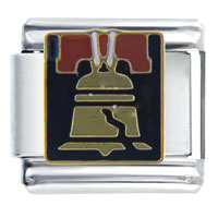 Italian Charms - liberty bell italian charm Image.