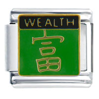 Italian Charms - chinese wealth italian charm Image.