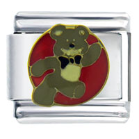 Italian Charms - dancing bear italian charm Image.