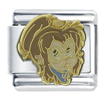 Italian Charms - alvin and the chipmunks jeanette licensed italian charm Image.