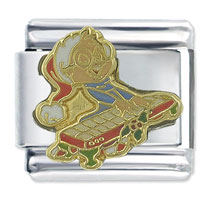 Italian Charms - alvin and the chipmunks christmas simon licensed italian charm Image.