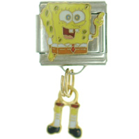 Italian Charms - spongebob dangle italian charm Image.
