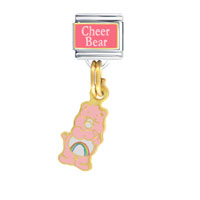 Italian Charms - dangle cheer care bear italian charm Image.