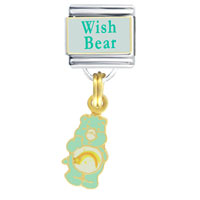 Italian Charms - dangle wish care bear italian charm Image.