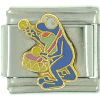 Italian Charms - dora the explorer fiesta trio frog italian charm Image.