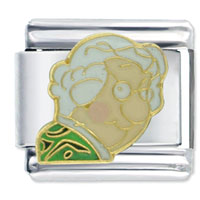 Italian Charms - dennis the menace mrs wilson wife licensed italian charm Image.